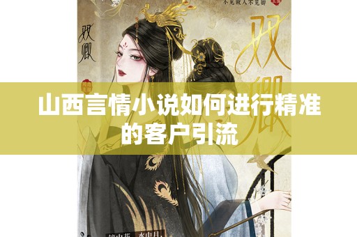 山西言情小说如何进行精准的客户引流