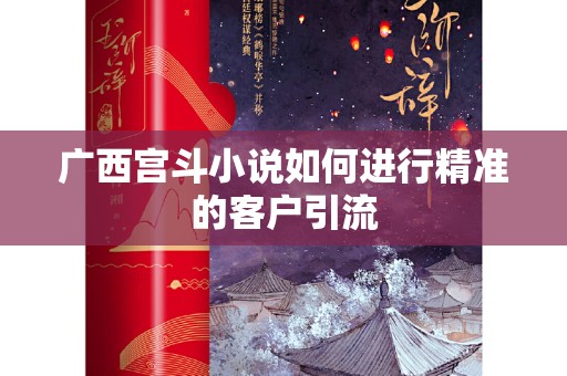 广西宫斗小说如何进行精准的客户引流