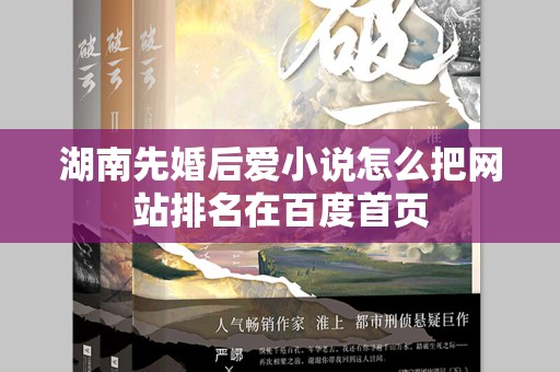 湖南先婚后爱小说怎么把网站排名在百度首页