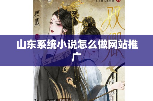 山东系统小说怎么做网站推广