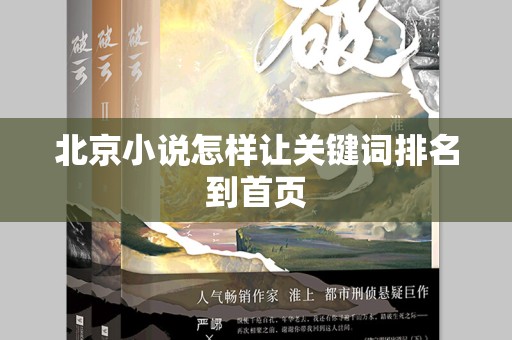 北京小说怎样让关键词排名到首页