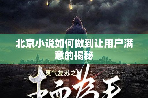 北京小说如何做到让用户满意的揭秘